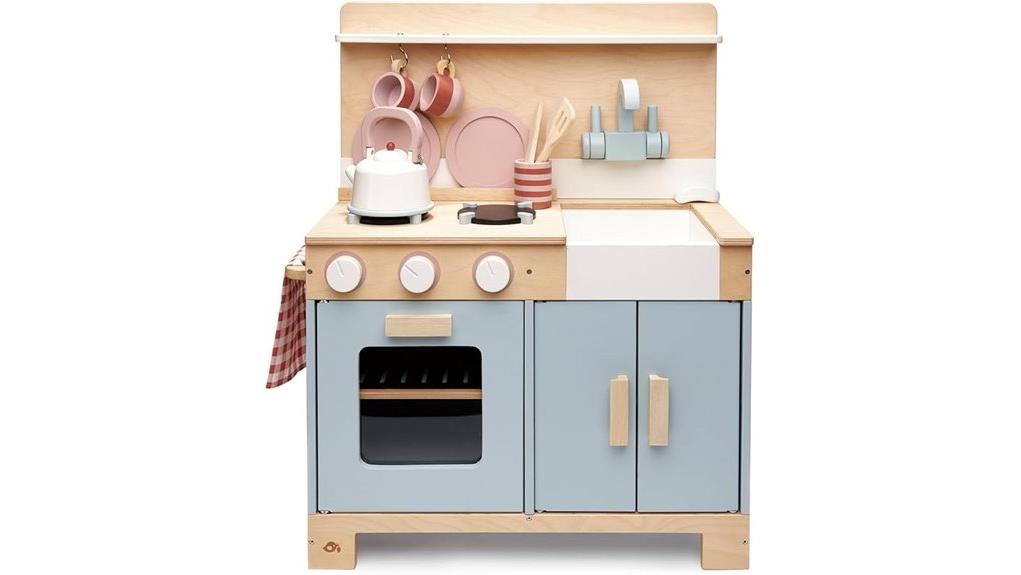 wooden pretend play kitchen