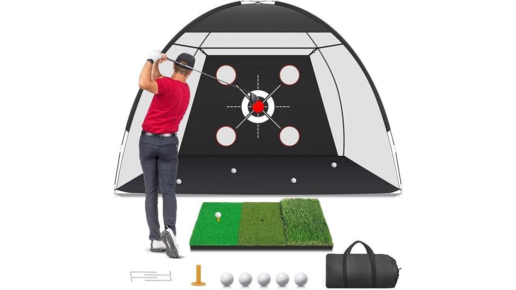 zensouds 10x7ft golf net