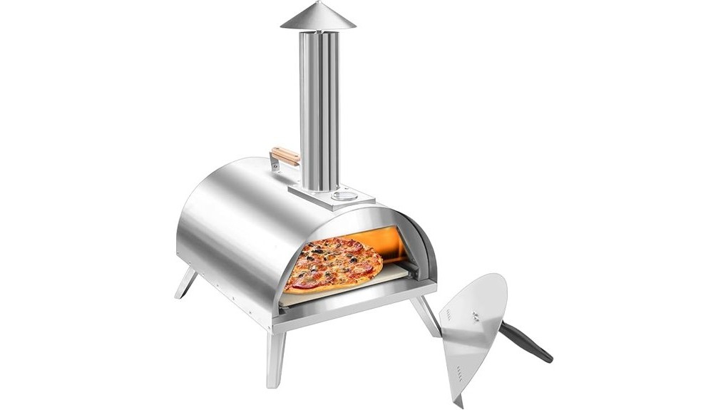 12 inch wood fired pizza oven
