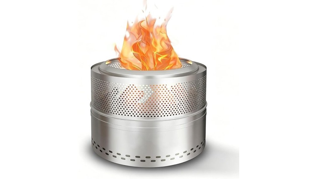 20 inch portable smokeless firepit