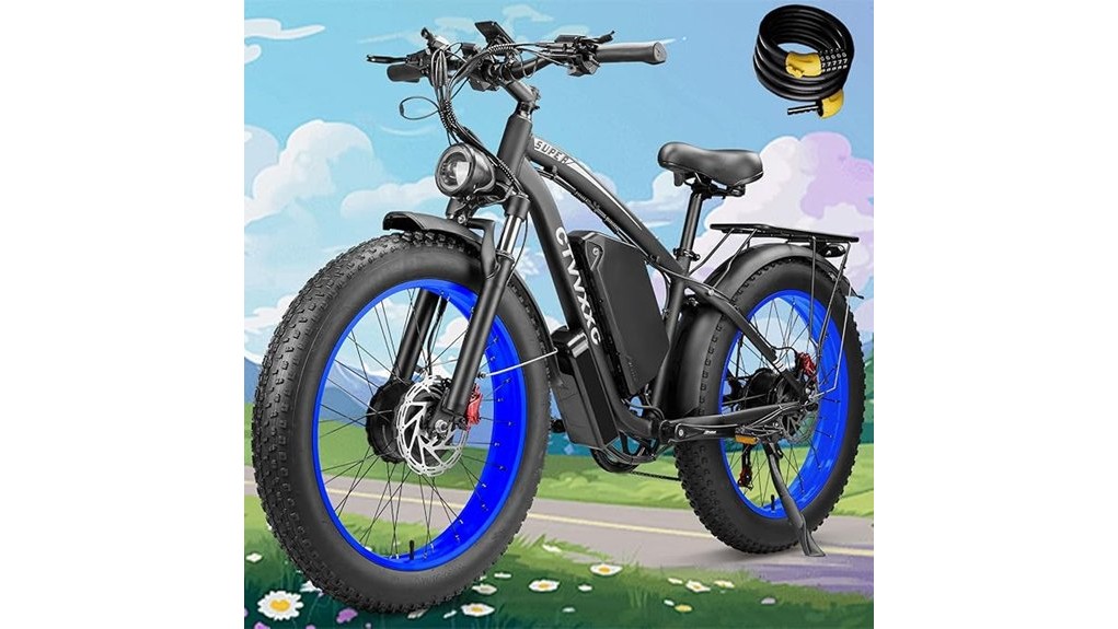 6000w dual motor adult ebike