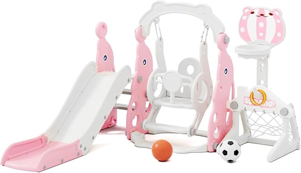 67 inch toddler slide swingset review