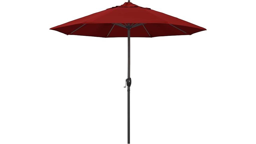 9 foot sunbrella aluminum umbrella 9 foot sunbrella aluminum umbrella