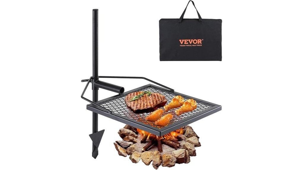 adjustable heavy duty swivel grill