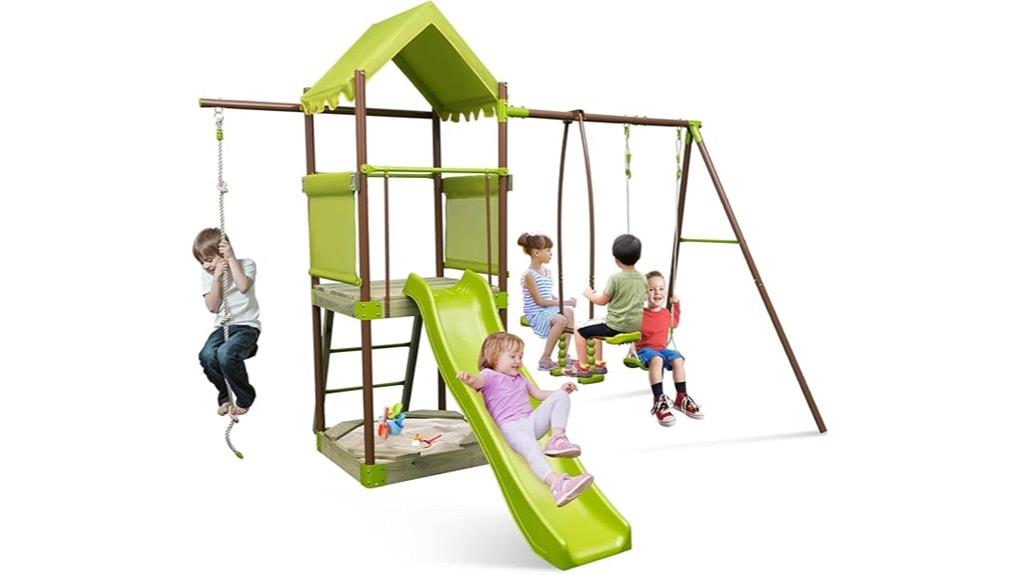 affordable heavy duty kids swing set