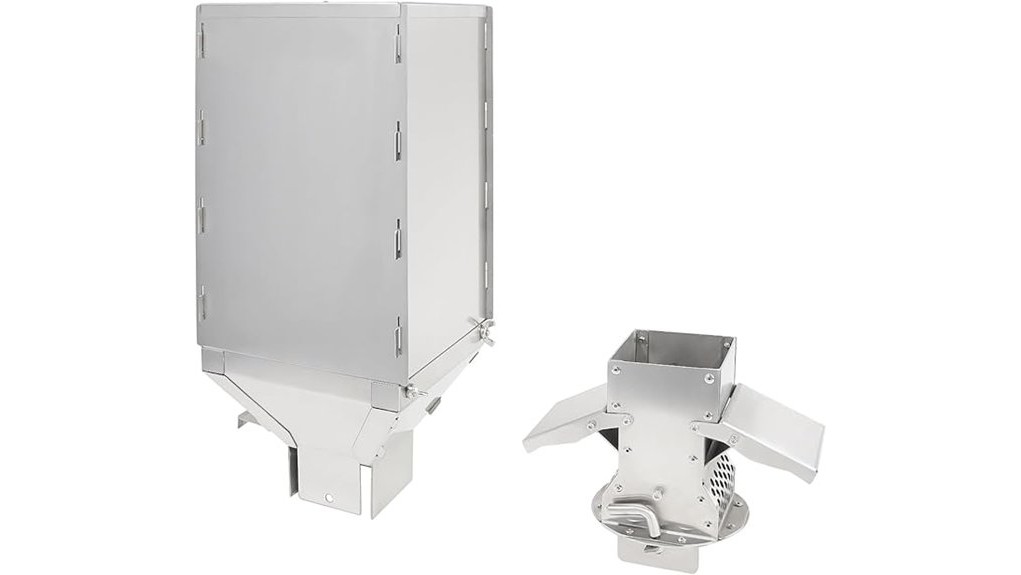 black outdoor pellet camping stove
