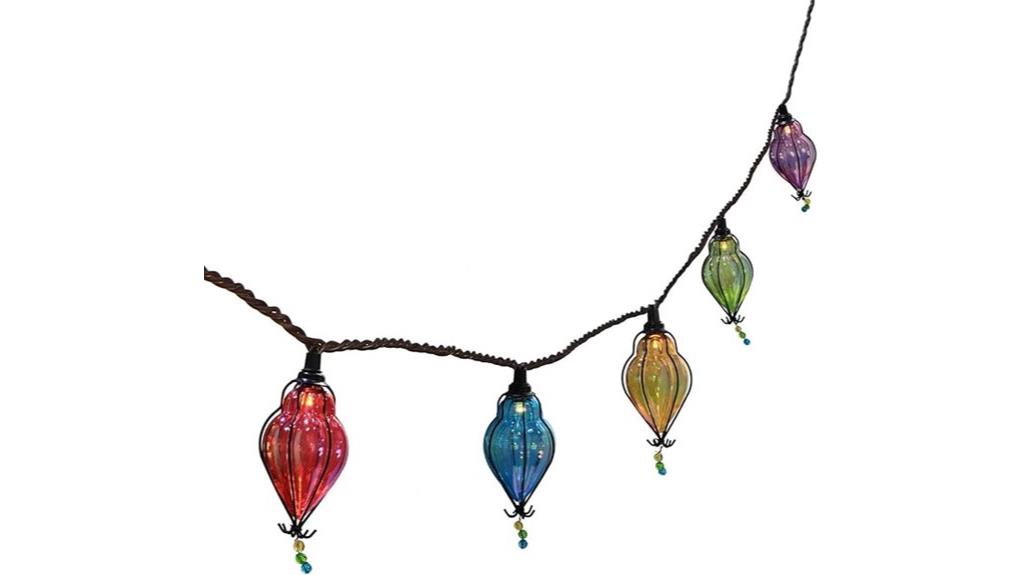 colorful festive led string lights