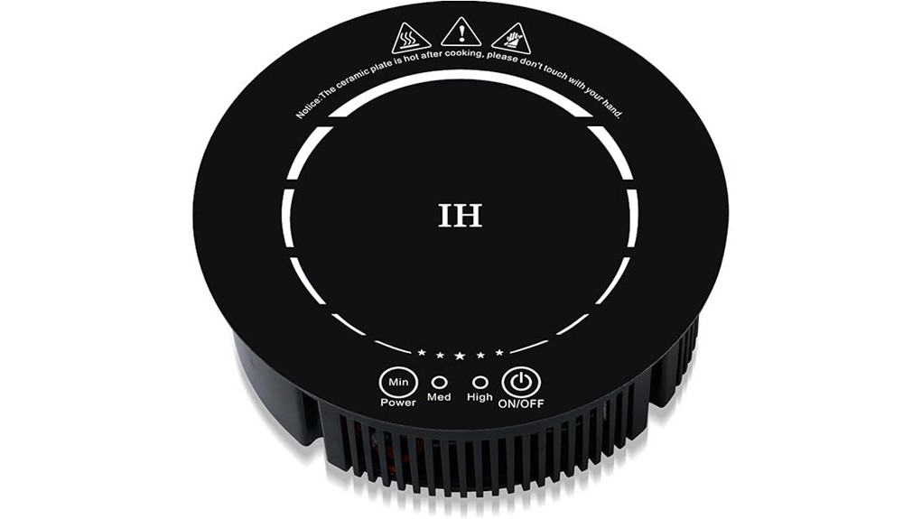 compact 500w 120v induction cooktop