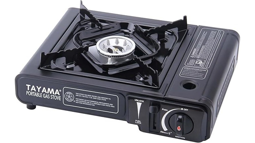 compact 8 000 btu butane stove