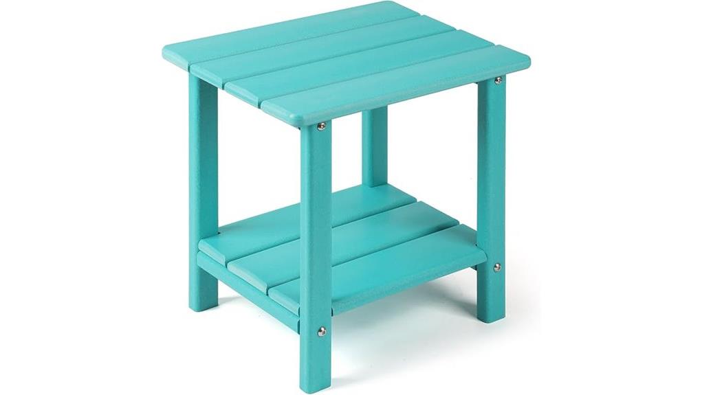 compact durable outdoor side table
