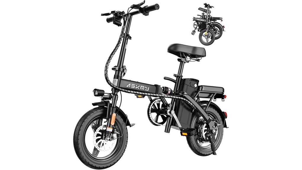 compact foldable electric commuter bike