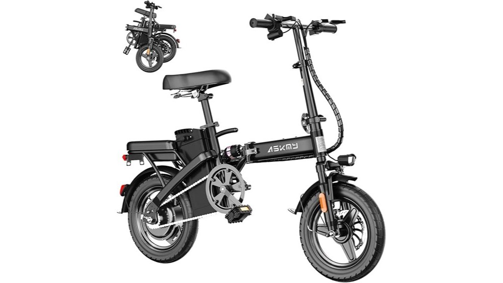 compact foldable electric commuter bike