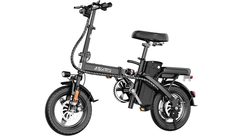 compact foldable electric commuter bike