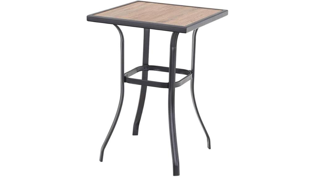 compact modern outdoor bistro table compact modern outdoor bistro table