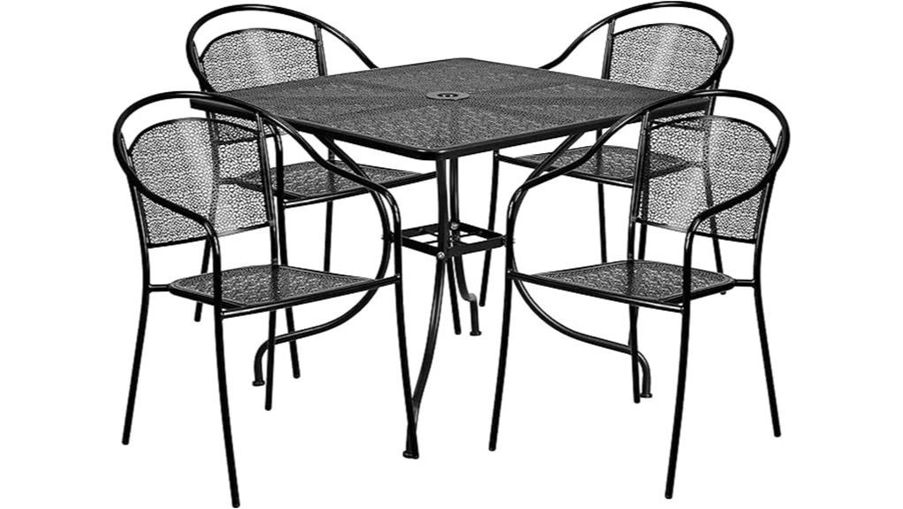 compact modern outdoor dining set compact modern outdoor dining set