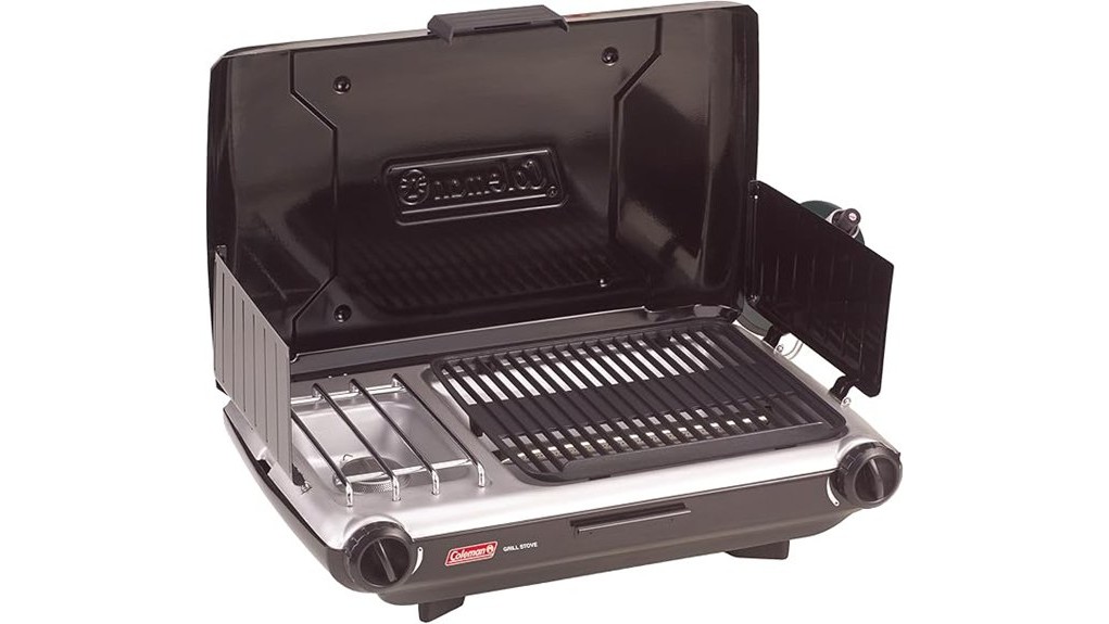 compact portable dual fuel cooker compact portable dual fuel cooker