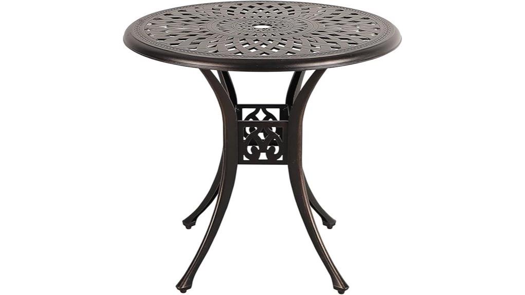 compact round bistro table compact round bistro table