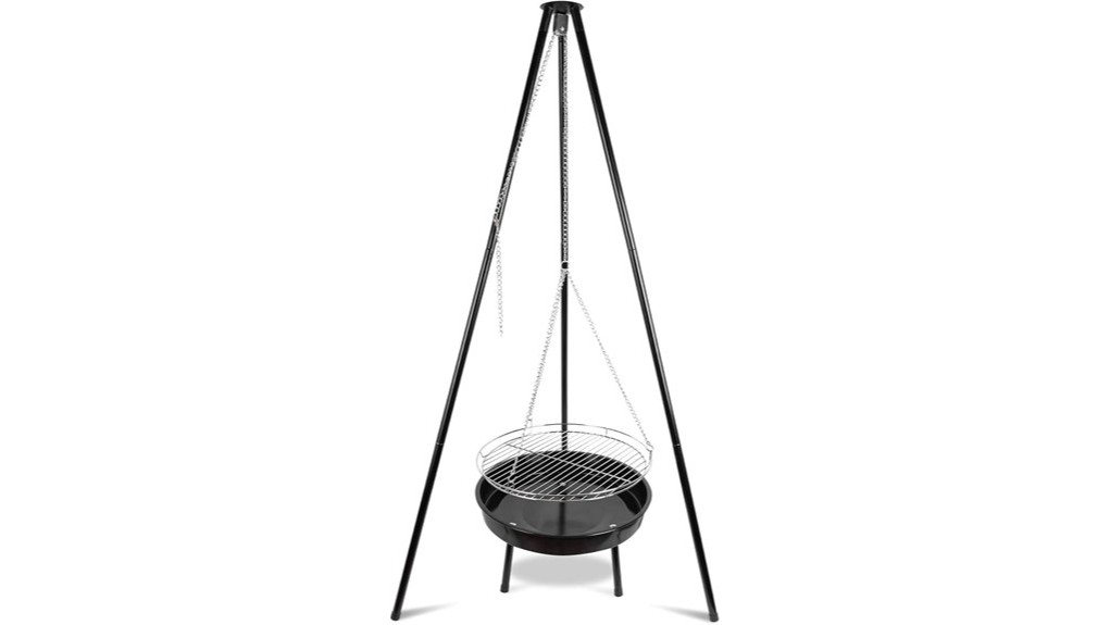 compact sturdy three legged cooker