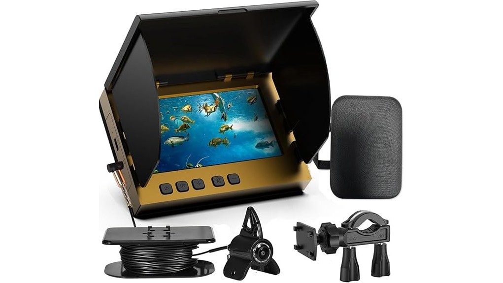compact underwater fishing camera
