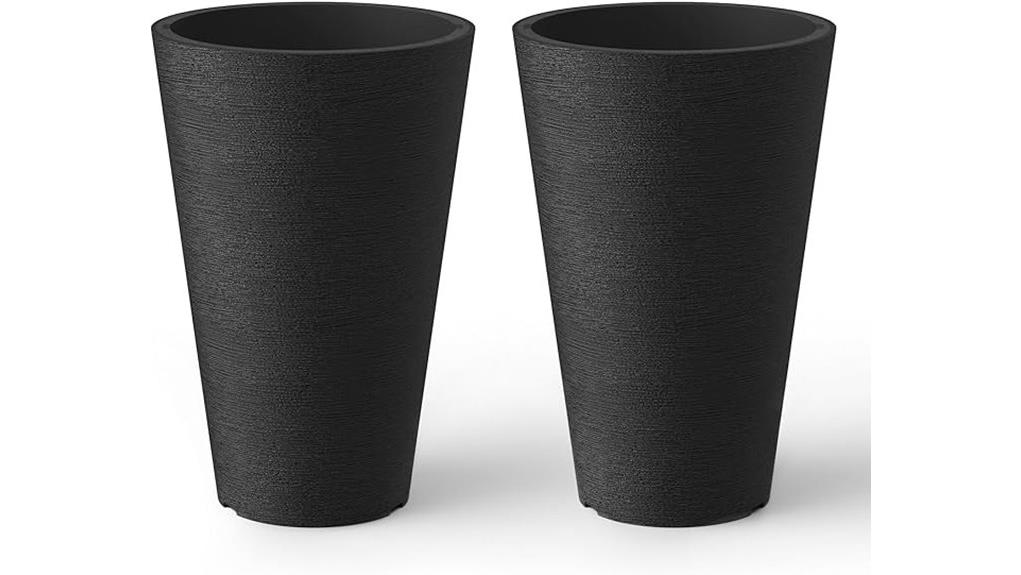 decorative durable round planters