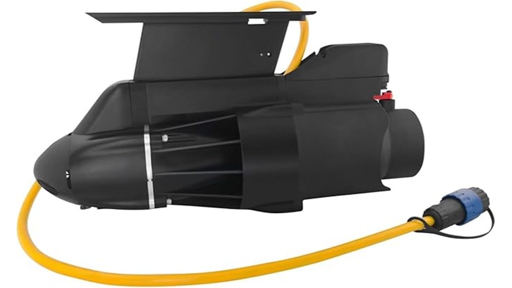 directional trolling float tube