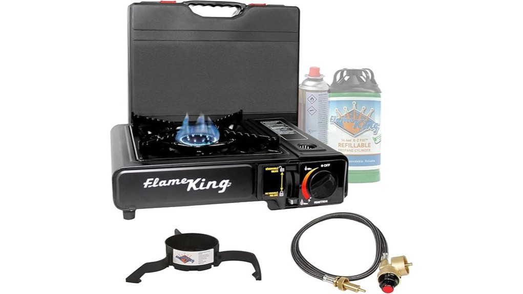 dual fuel portable camping stove