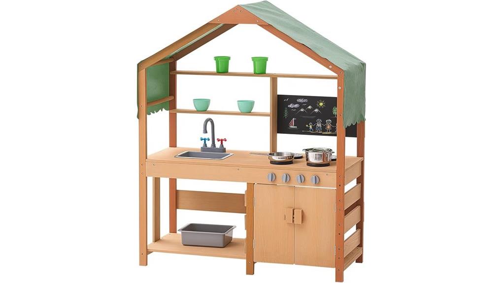 durable outdoor kids play kitchen