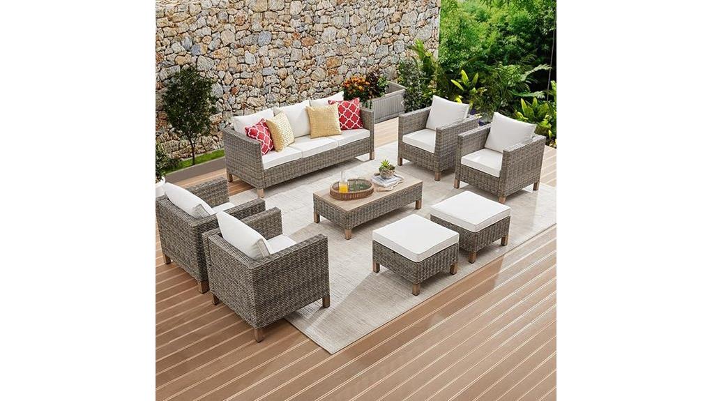 eight piece patio set review