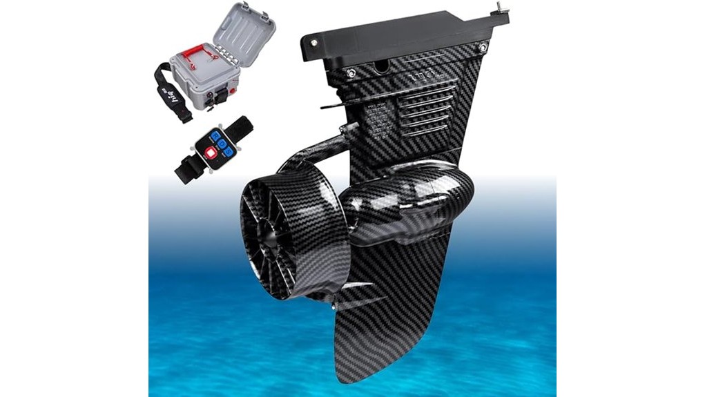 electric paddle board propulsion fin