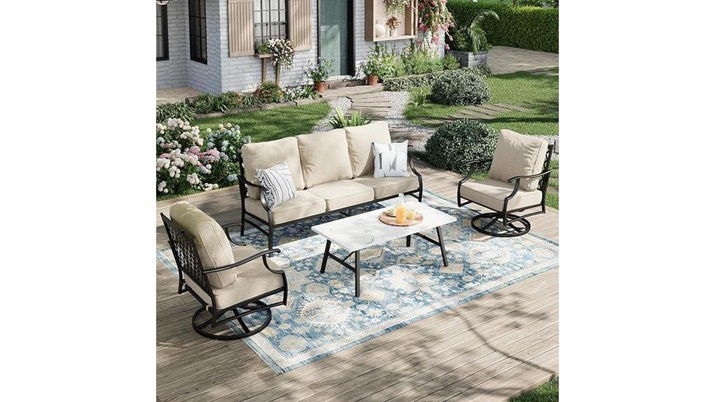four piece patio furniture set four piece patio furniture set