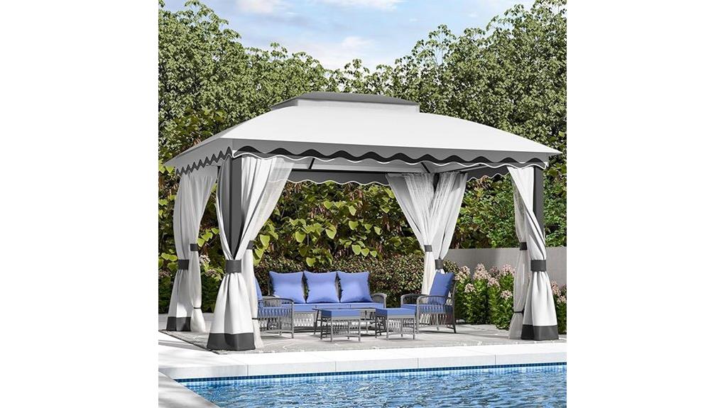 heavy duty 10 13 outdoor gazebo