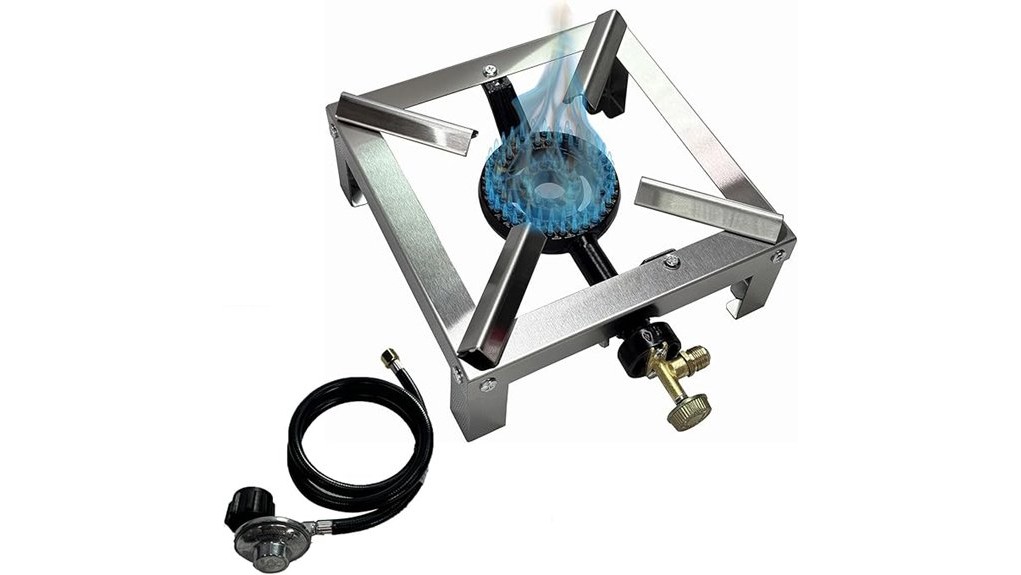 high power stainless steel burner
