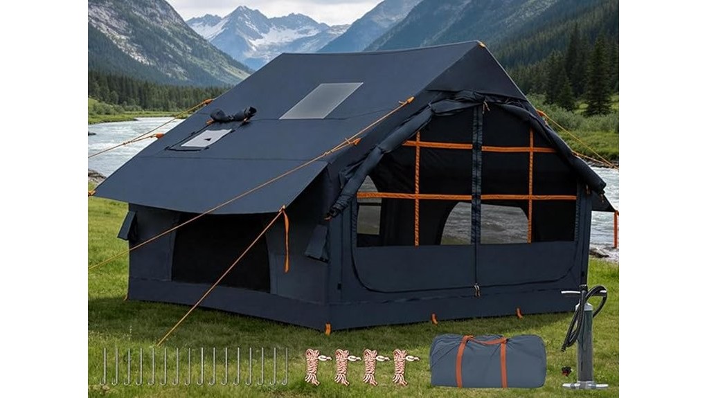 inflatable glamping hot tent