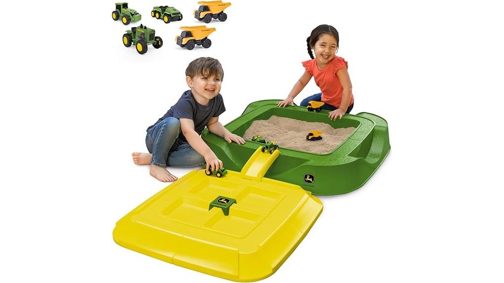 john deere sandbox with cover john deere sandbox with cover