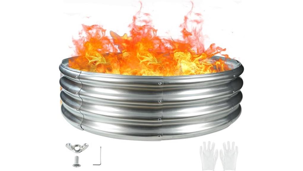 large 4ft campfire ring