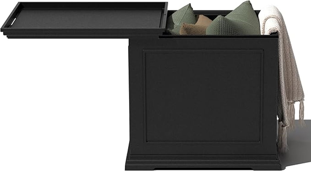 lightweight foldable slate side table