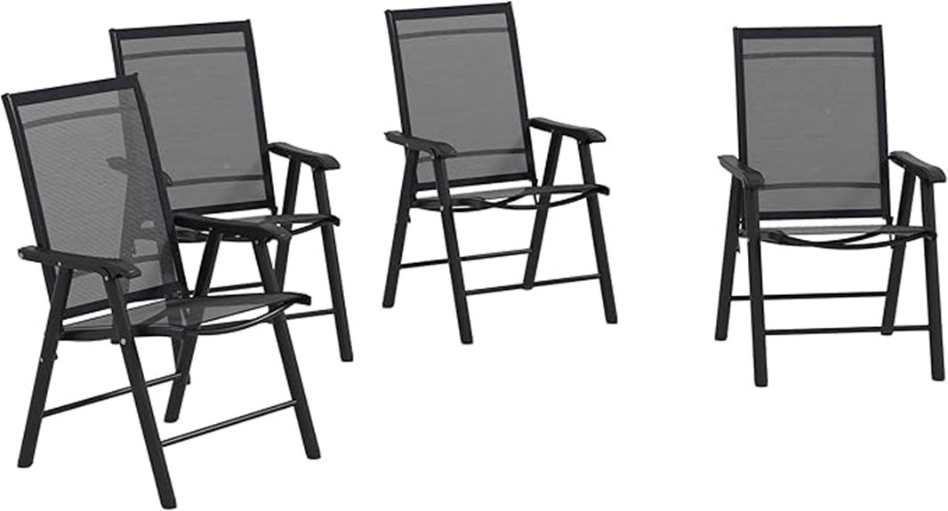 lightweight folding outdoor chairs