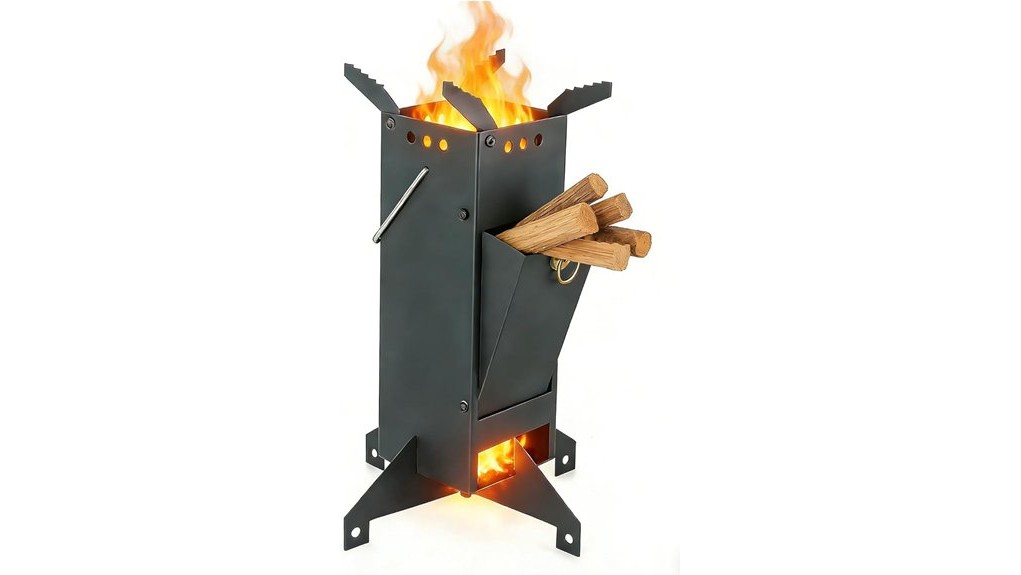 lightweight portable wood burning stove