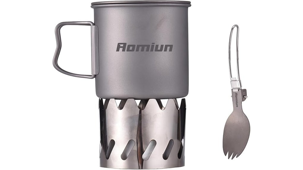 lightweight titanium cookset combo