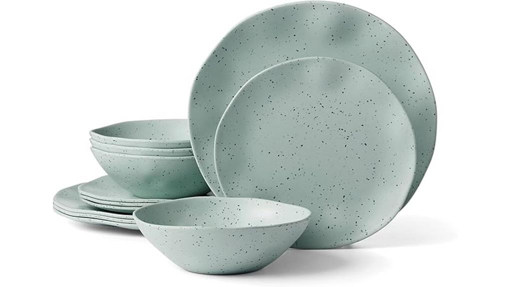 oneida terrazzo melamine mint