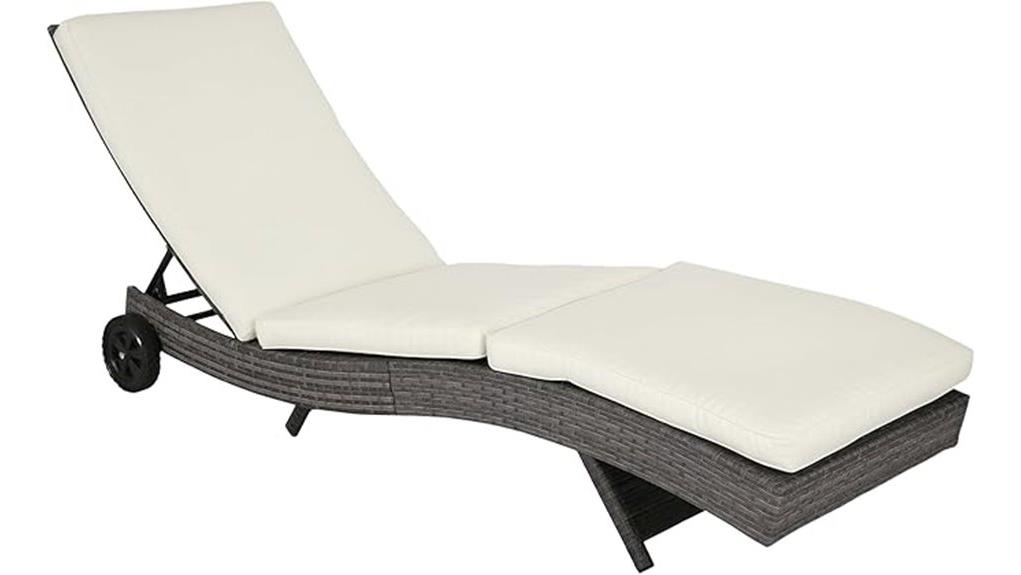 outdoor wicker chaise lounge outdoor wicker chaise lounge