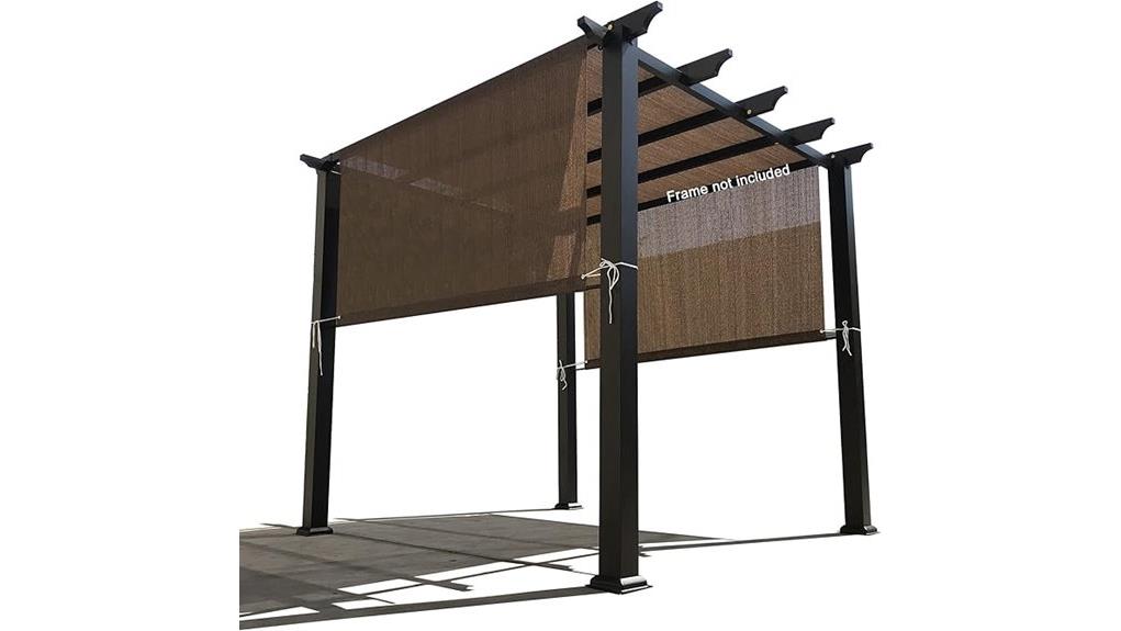 permeable hdpe pergola canopy replacement