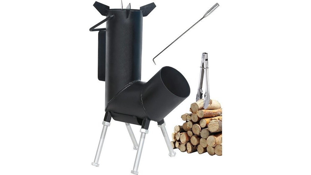 portable efficient wood burning stove