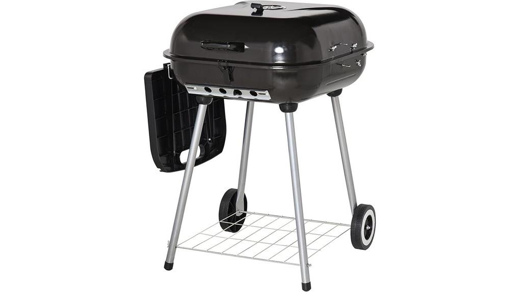 portable foldable charcoal grill