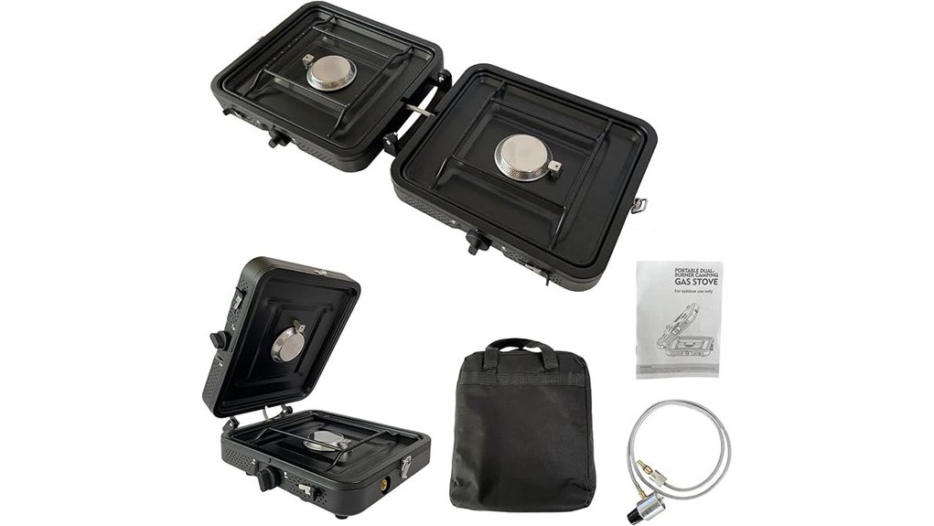 portable two burner backpacking stove