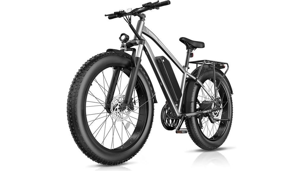 powerful 1000w fat tire ebike