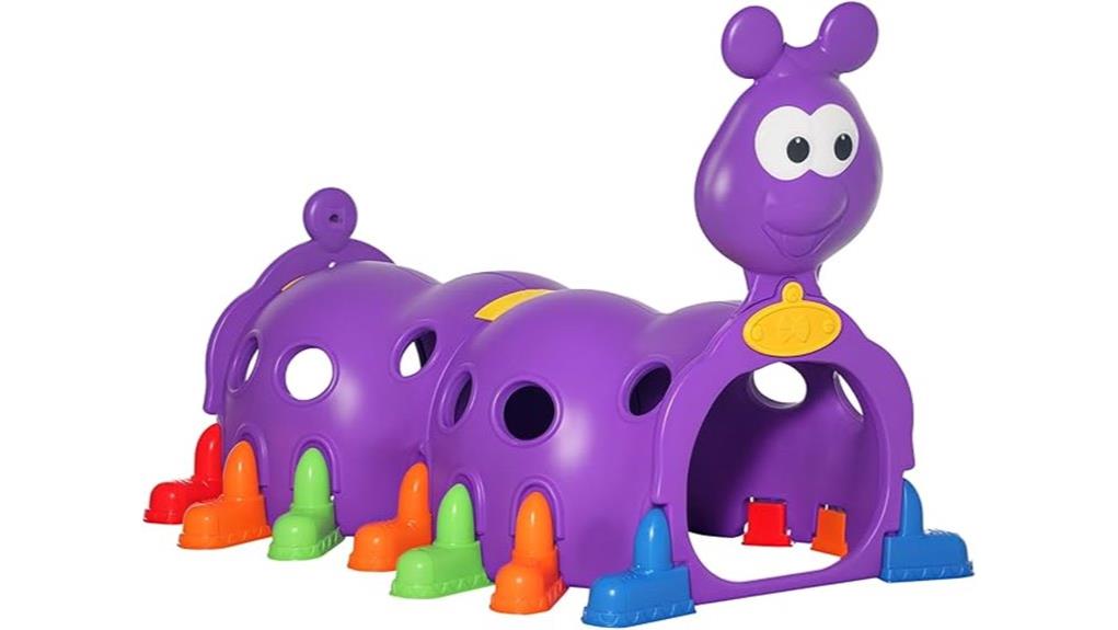 purple two section caterpillar tunnel