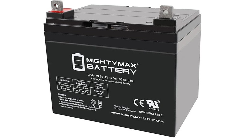sealed 12v 35ah battery