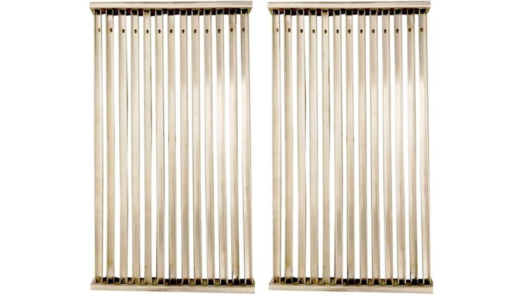 sturdy stainless steel grill grates