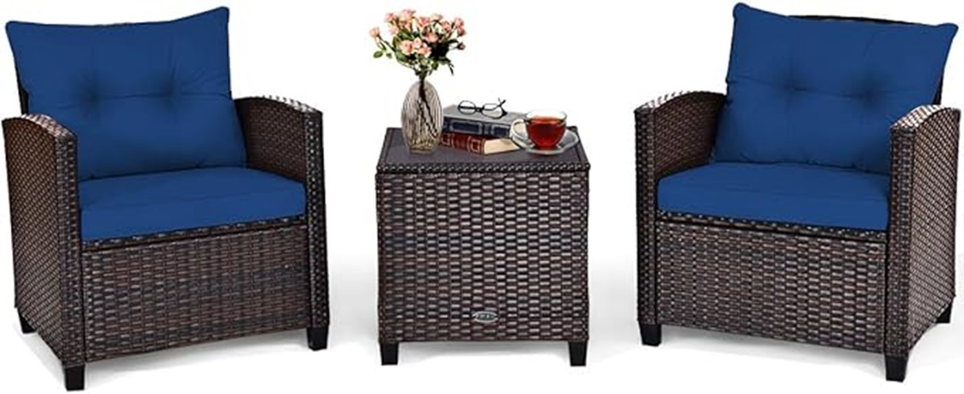 three piece outdoor wicker set three piece outdoor wicker set